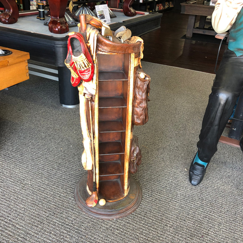 Golf Bag CD Holder Statue