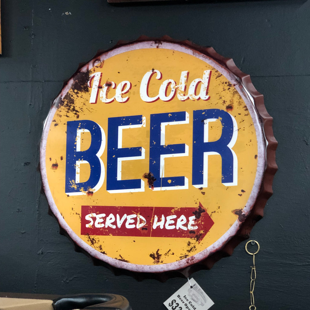 Ice Cold Beer Bottle Cap Art