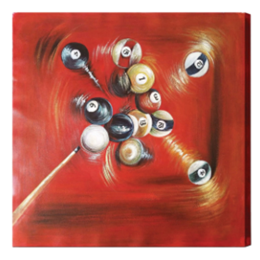 Pool Balls Canvas Oil Painting