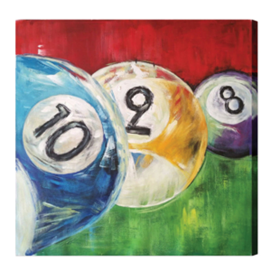 Pool Balls Canvas Oil Painting