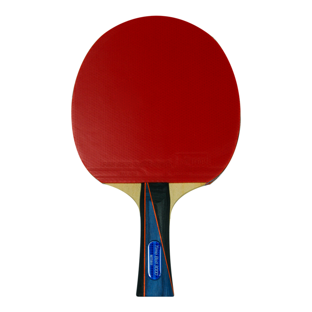 Timo Boll 3000 Butterfly Ping Pong Paddle Red