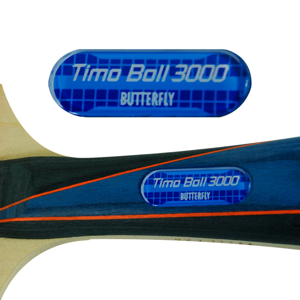 Timo Boll 3000 Butterfly Ping Pong Paddle Grip with Logo