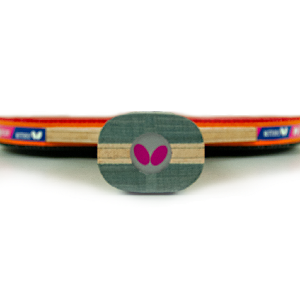 Timo Boll CF Carbon Fiber 1000 Butterfly Ping Pong Paddle Bottom with Butterfly Logo