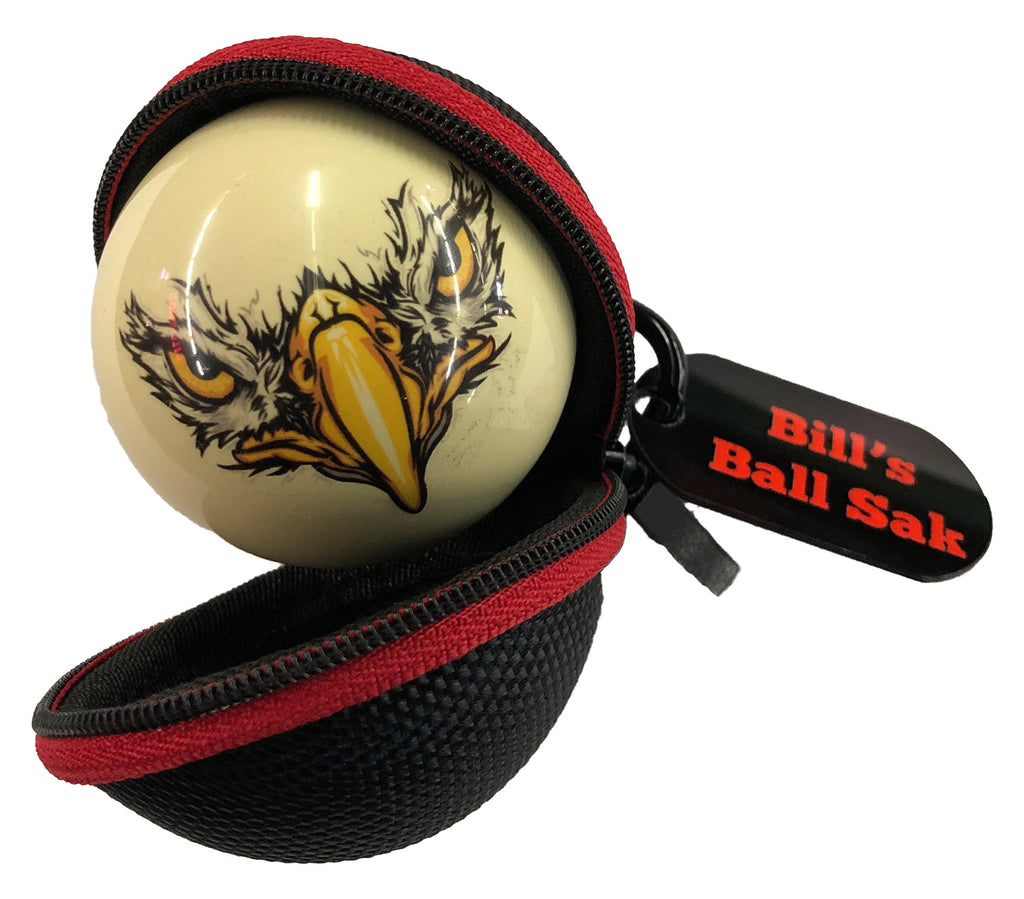 Ballsak Cue Ball Holder Case Customized with Ball inside