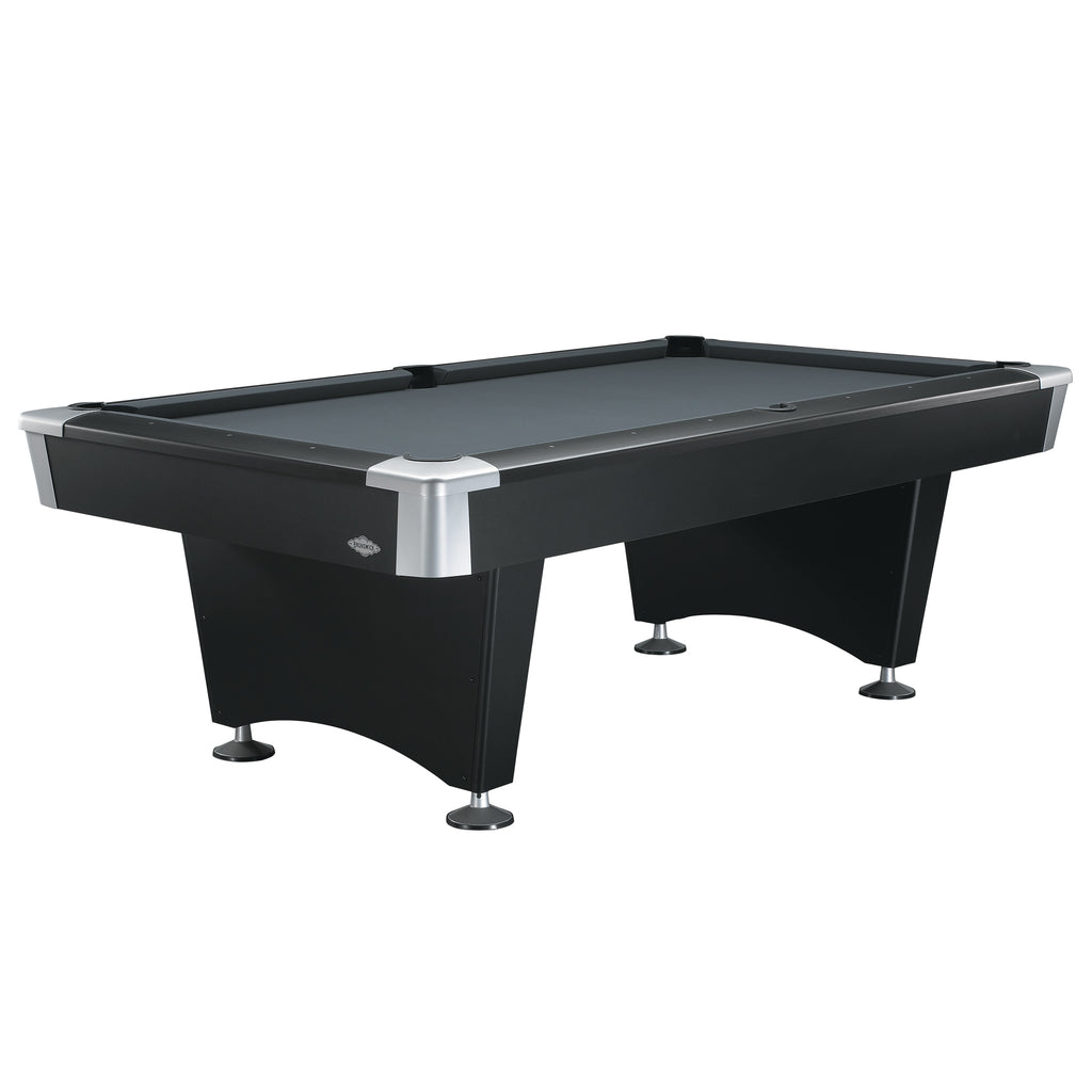Black Wolf Pool Table Full View