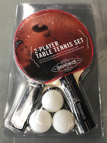 Brunswick Table Tennis Paddle Set in packaging