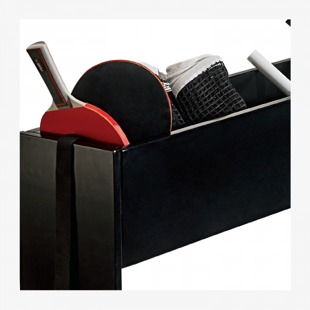 Table Tennis Valet Middle storage with paddles and net