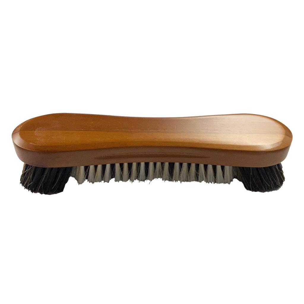 Alex Austin 10.5 inch Horsehair Table Brush Chestnut from side