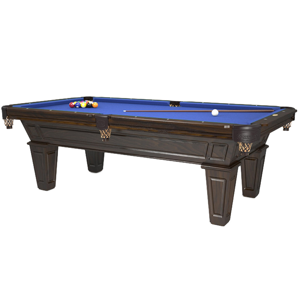 Cochise Pool Table Oak with Dark finish and Dark Pocket