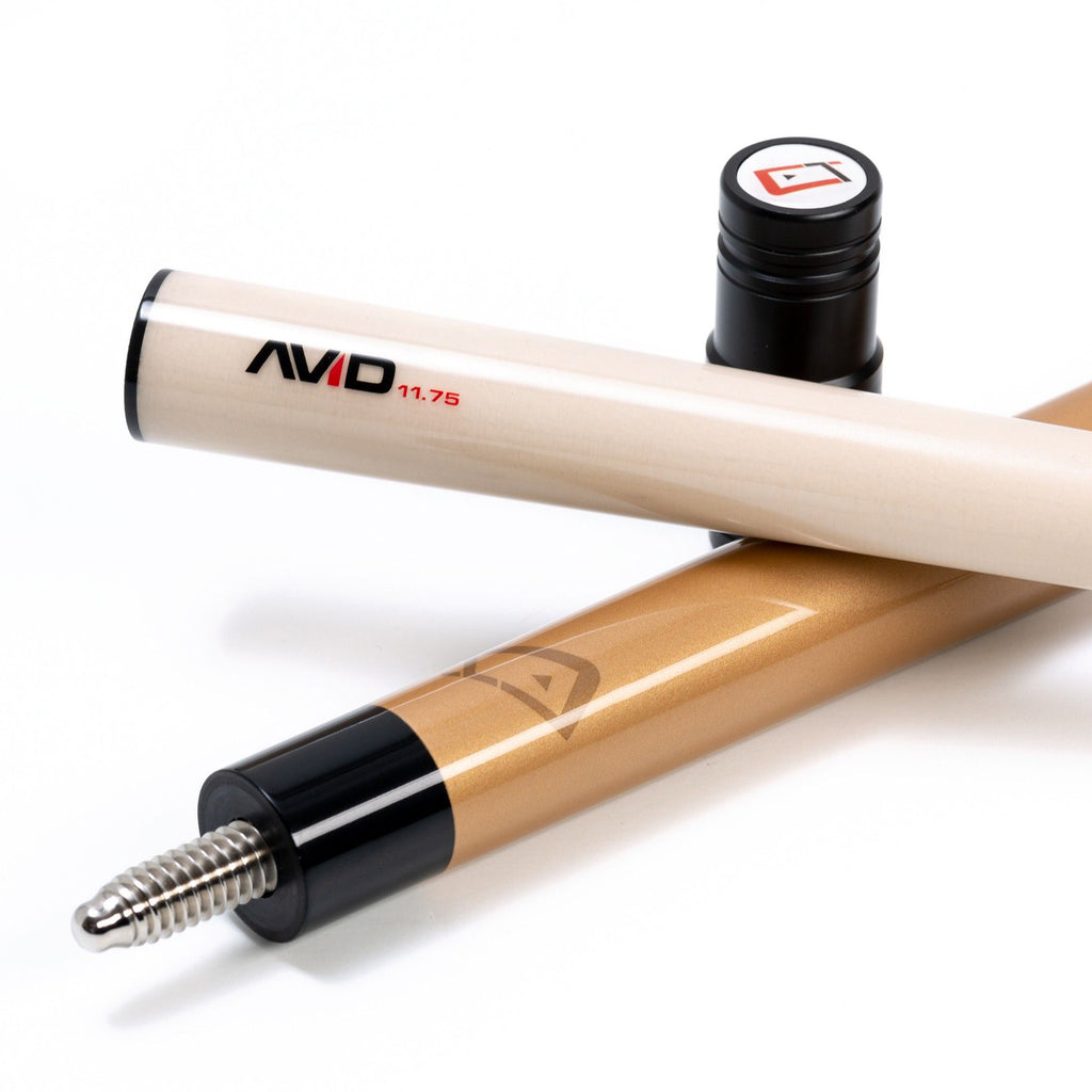 Avid pool cue joint and butt in copper color