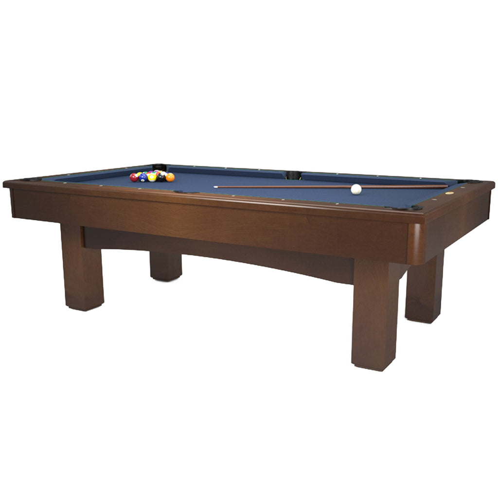 Del Mar Pool Table Maple with Dark finish