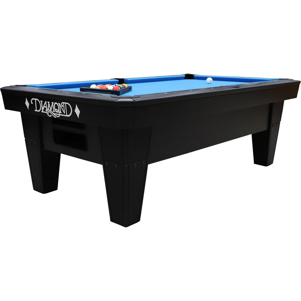 7ft Pro-Am Pool Table in Black Full Table
