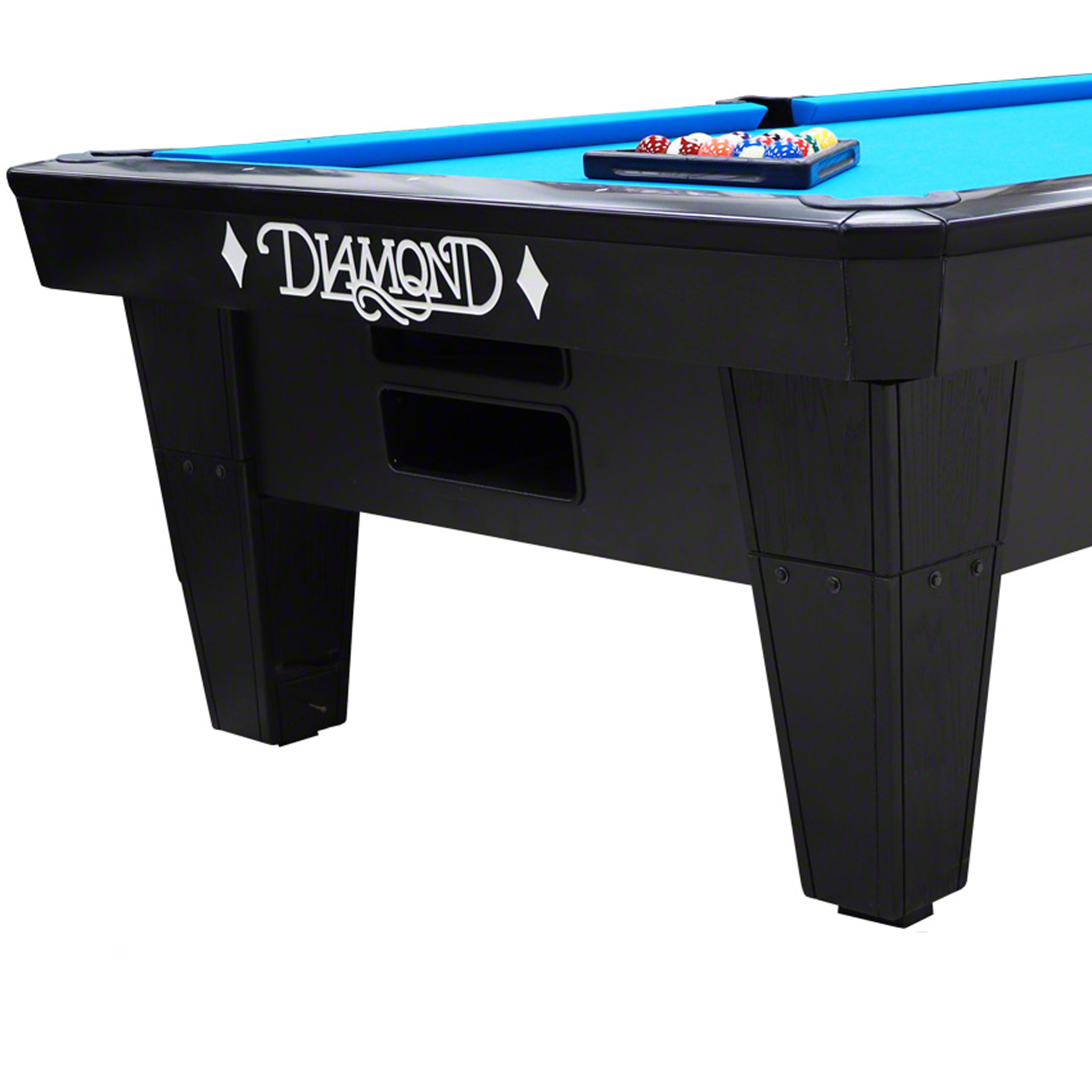 9ft Pro-Am Pool Table in Black – D&L Billiards