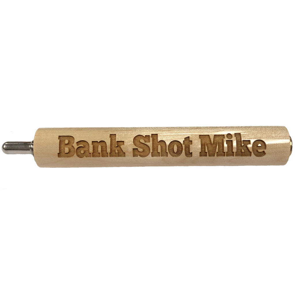 Custom 5 inch Pool Cue Extension Bank Shot Mike Engraved