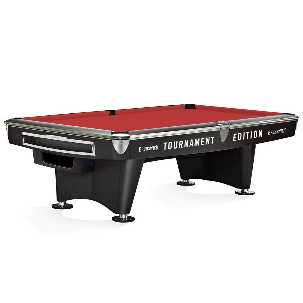 Gold Crown VI Pool Table Full Table Black Finish with Brunswick on side