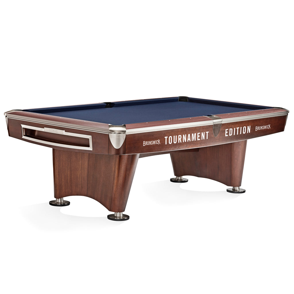 Gold Crown VI Pool Table Full Table Mahogany Finish with Brunswick on side