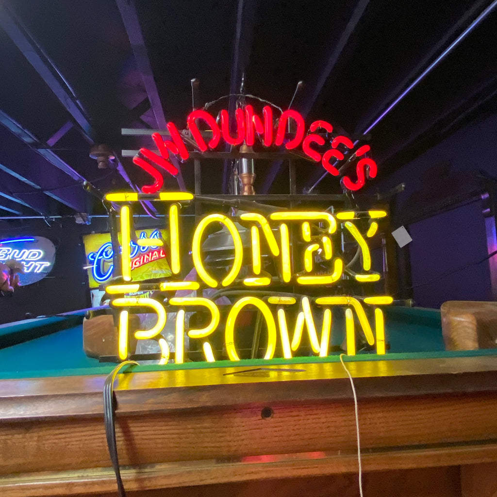 Jim Dundee's Honey Brown Neon Light