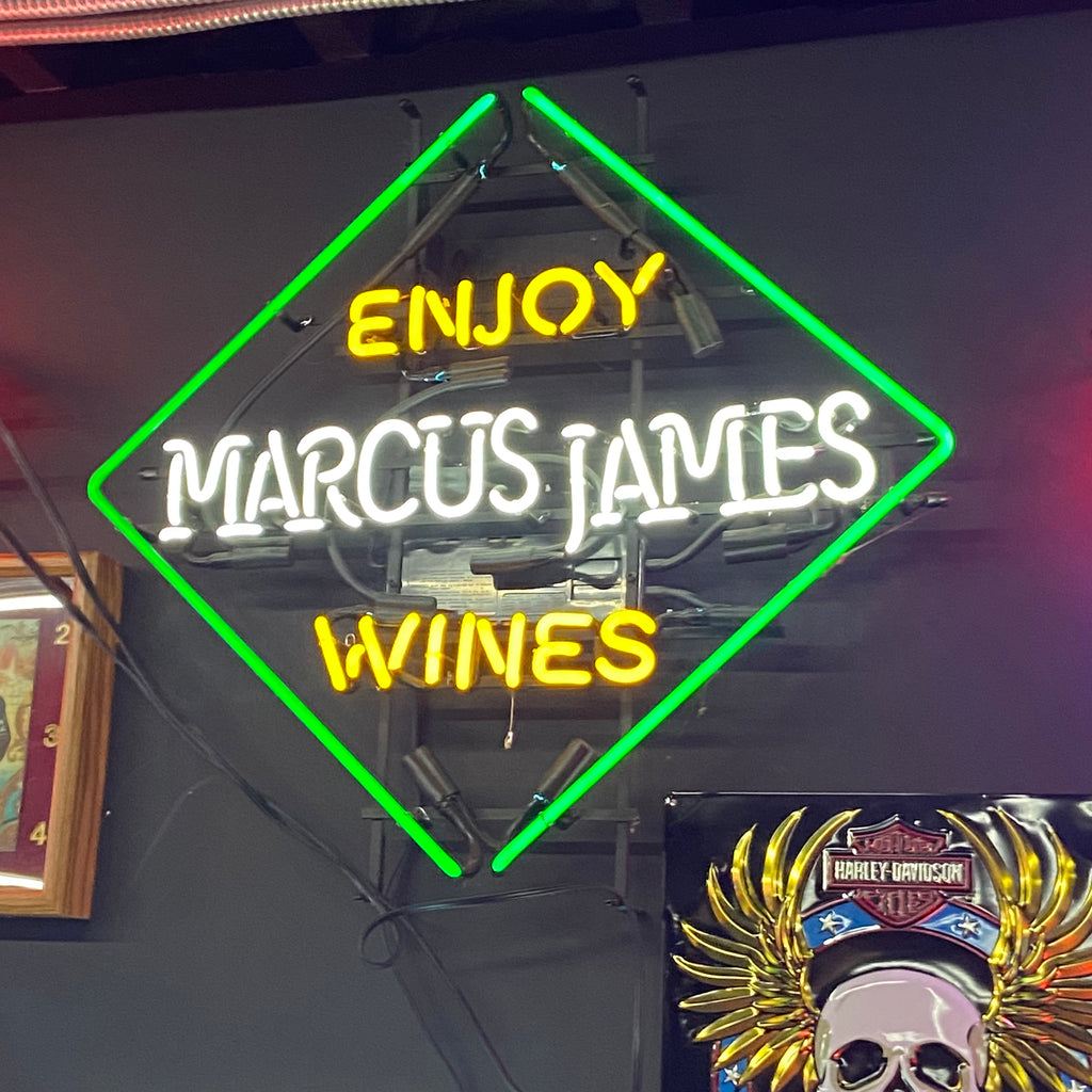 Marcus James Wine Neon Light