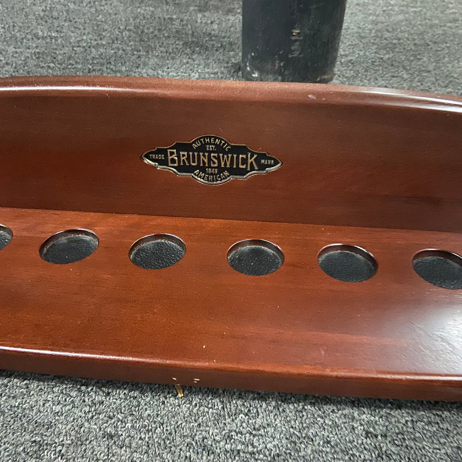 Pre-Owned Brunswick Gold Crown Mahogany Wall Rack – D&L Billiards