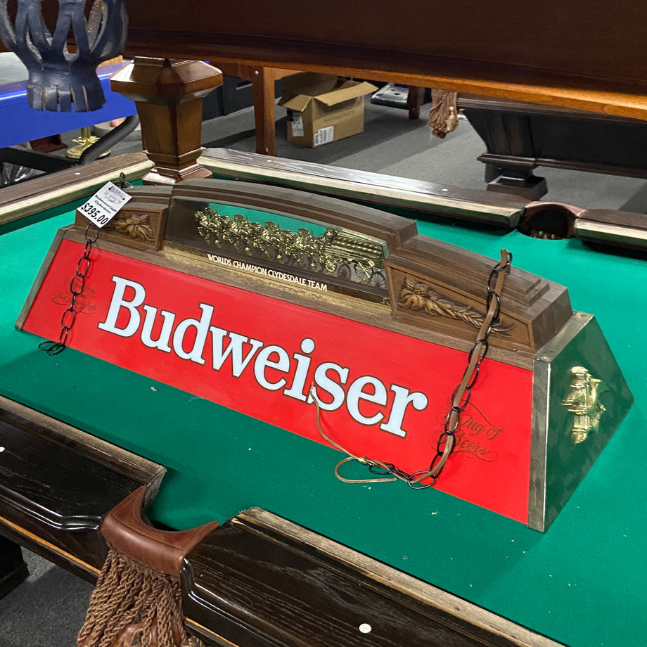 Budweiser pool table light deals