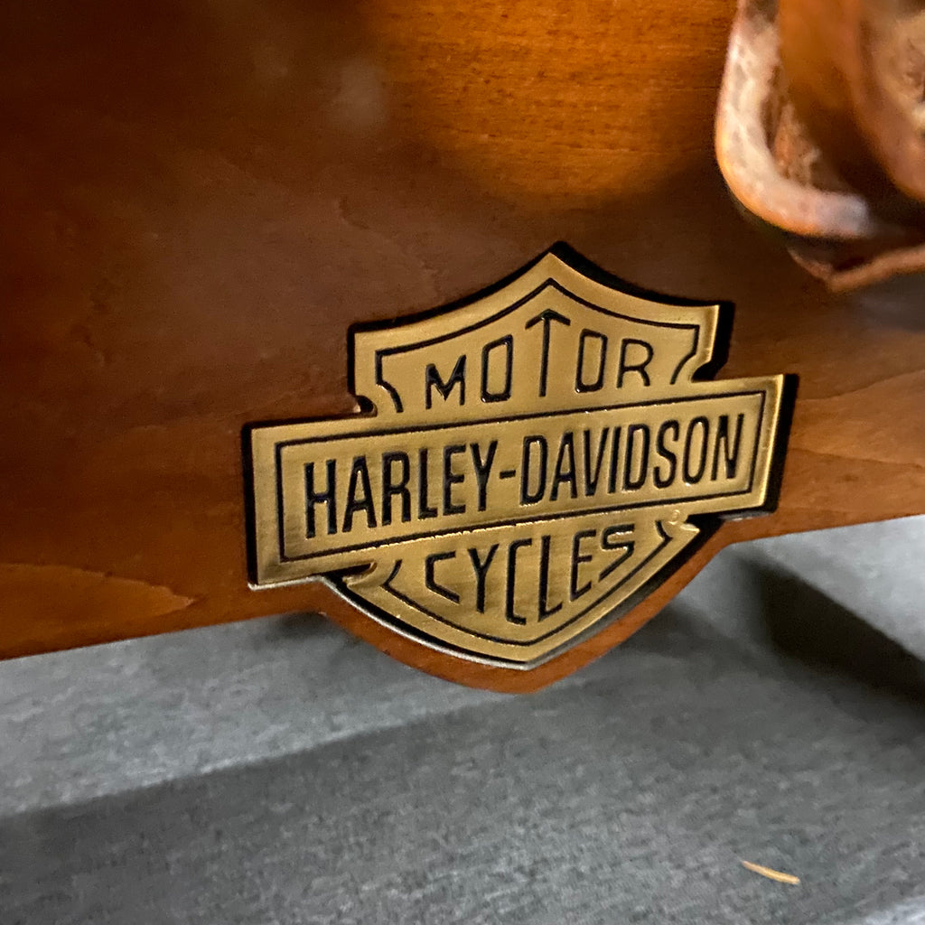 8Ft Used Harley Davidson Olhausen Pool Table Cabinet HD Logo