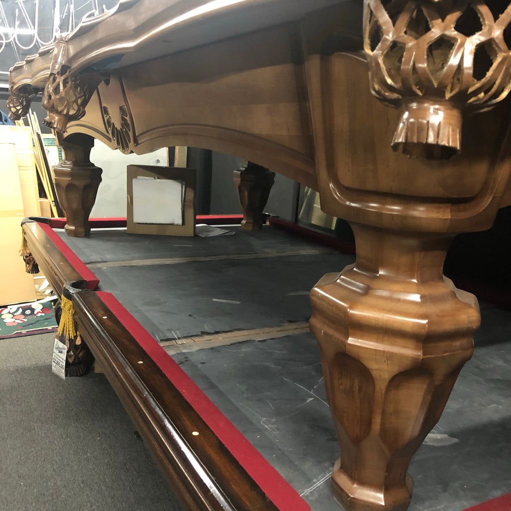 9Ft Mosconi Pool Table Arched Cabinet