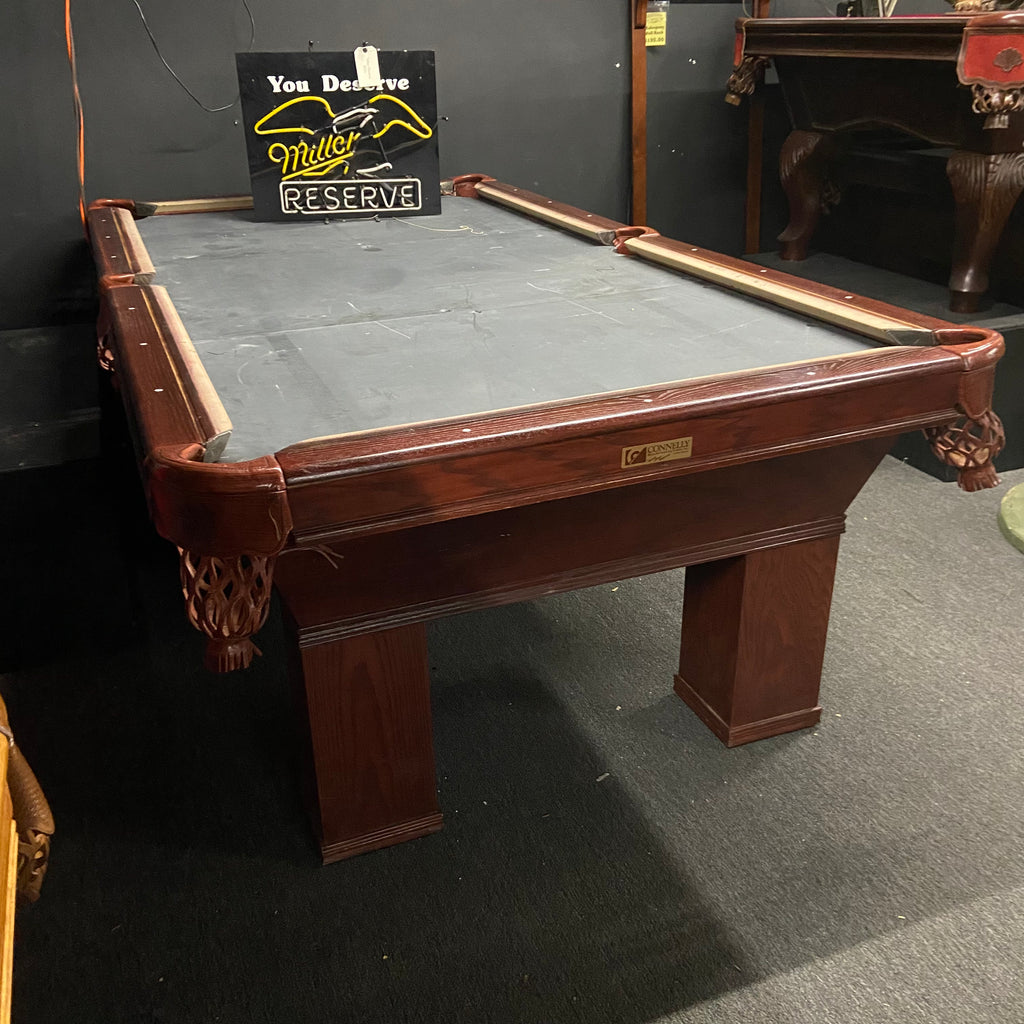 8ft Used Connelly Pool Table Slate Surface