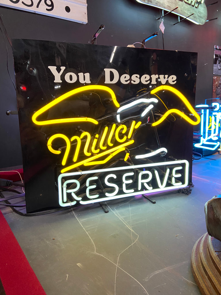 You Deserve Miller Reserve Neon Light