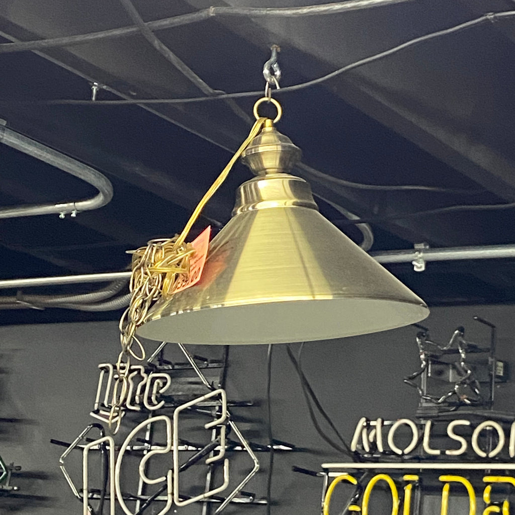 Used Single Shade Light Antique Brass Color