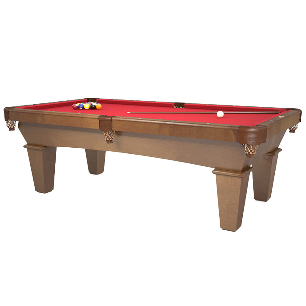 Kayenta Pool Table Maple wood with Medium Stain and Oak Pocket