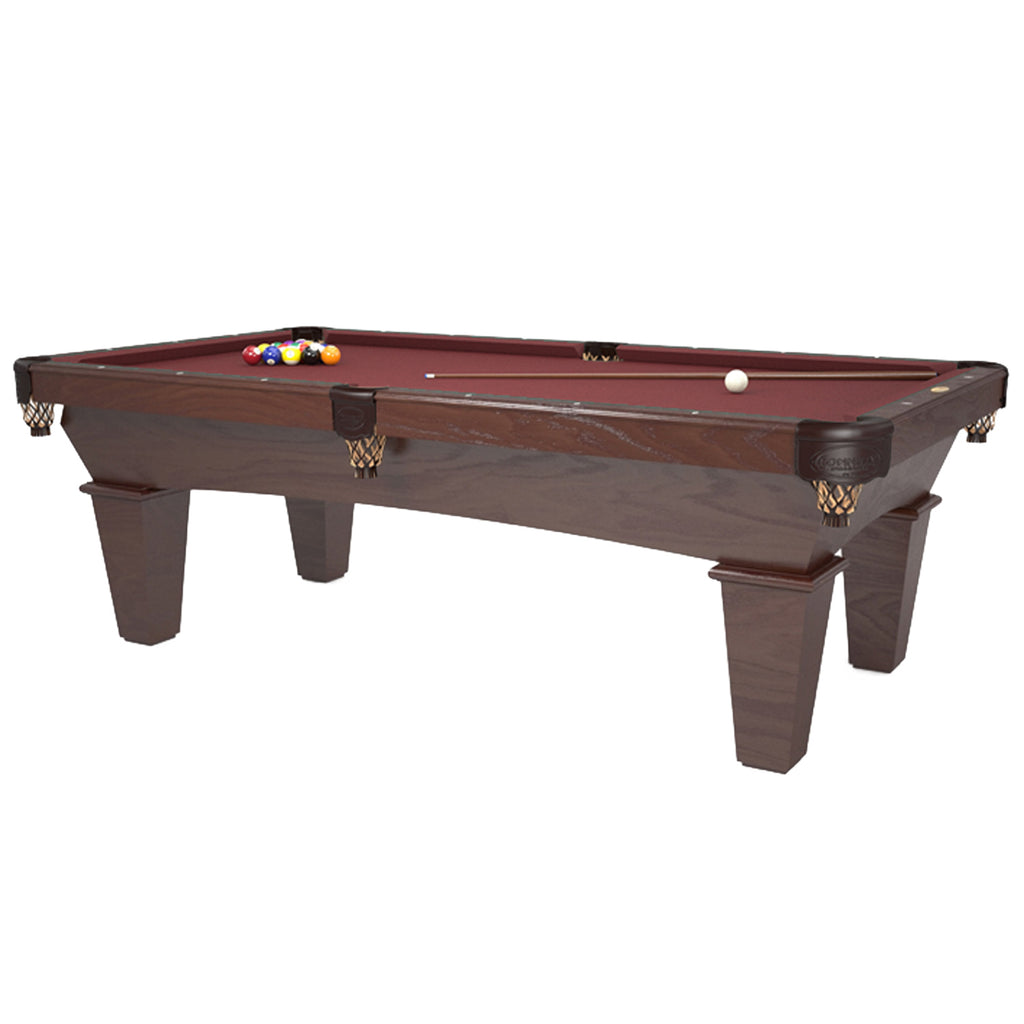 Kayenta Pool Table Oak wood with Old World Stain and Old World Pocket