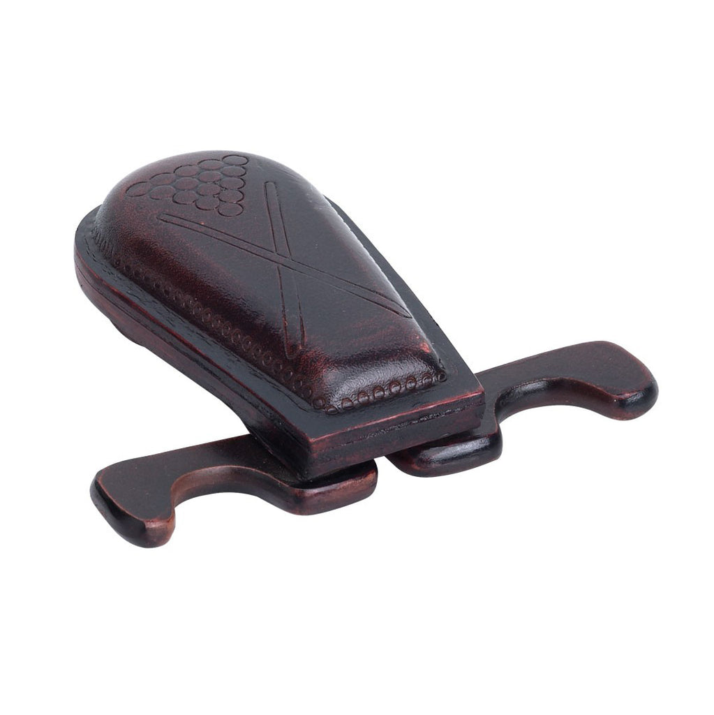 Leather Pool Cue Holder Top Side