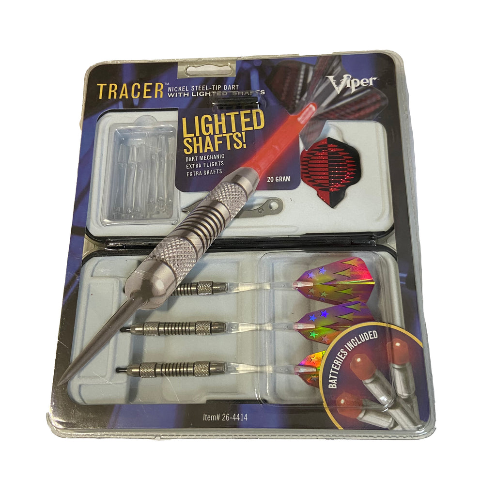 Light up dart set in packaging 