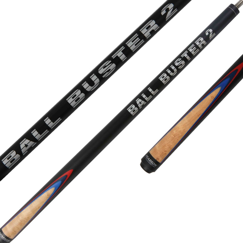 Engraved Pool Cue Shaft Example in Cursive Font