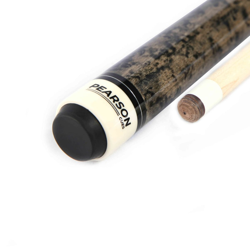 Engraved Pool Cue Shaft Example in Script Font