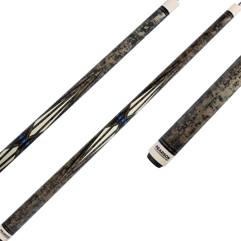 Engraved Pool Cue Shaft Example in Block Font