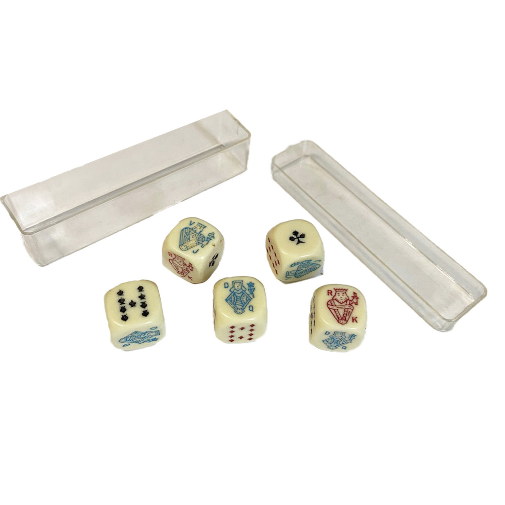 Official Poker Dice 5 pack in case
