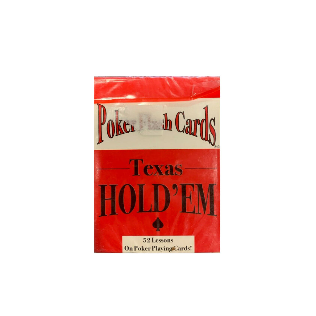 Texas Hold 'Em Poker Flash Cards Deck Front