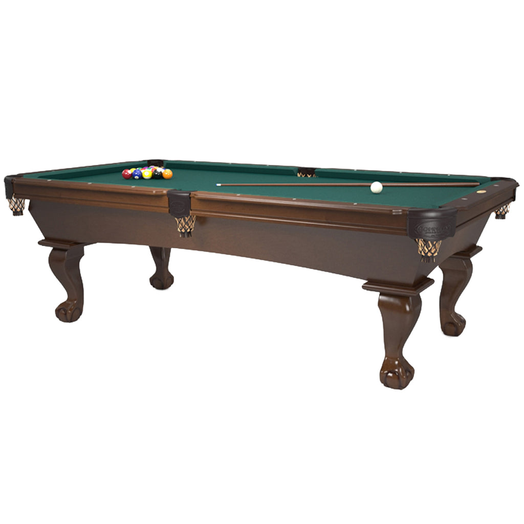 Prescott Pool Table  Maple with Dark stain and Dark pockets