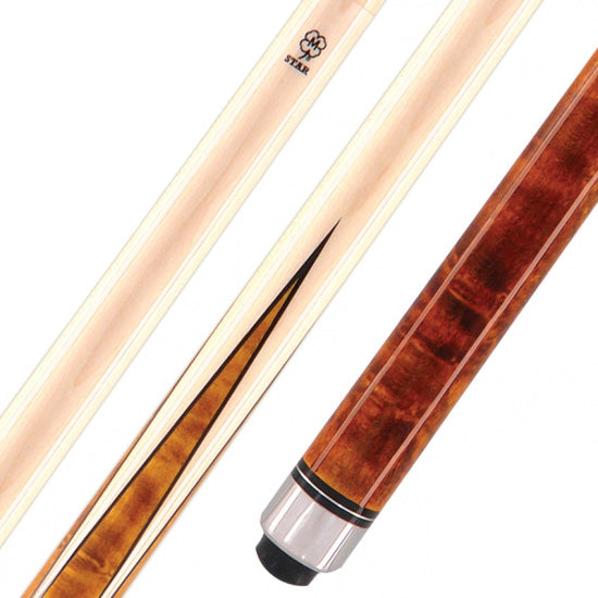 Engraved Pool Cue Shaft Example in Cursive Font