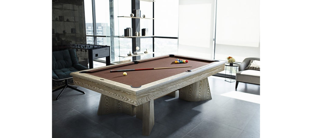 Sagrada Pool Table Brunswick shown in room from above