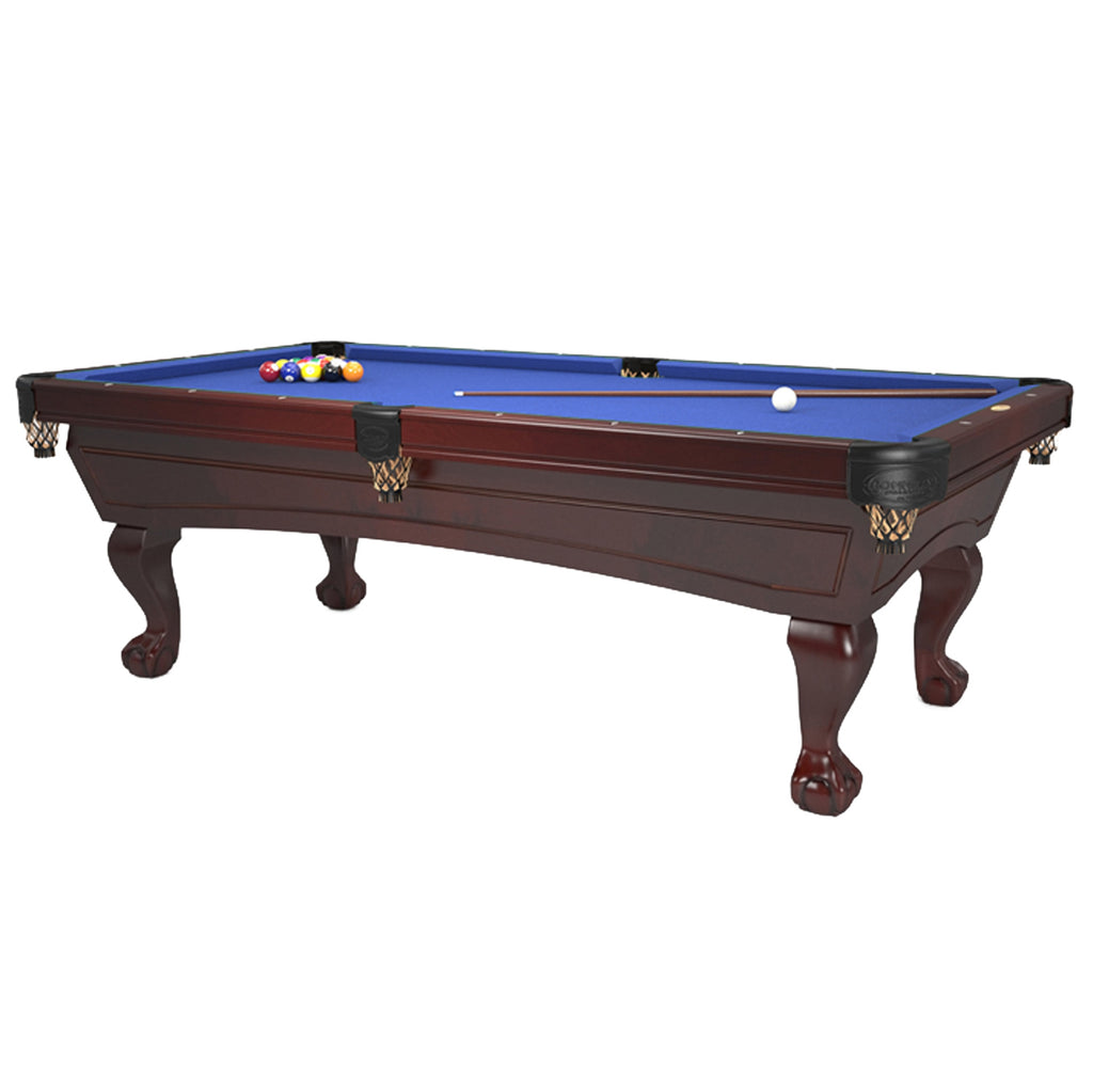 San Carlos Pool Table Maple wood with Cordova stain and Black pockets