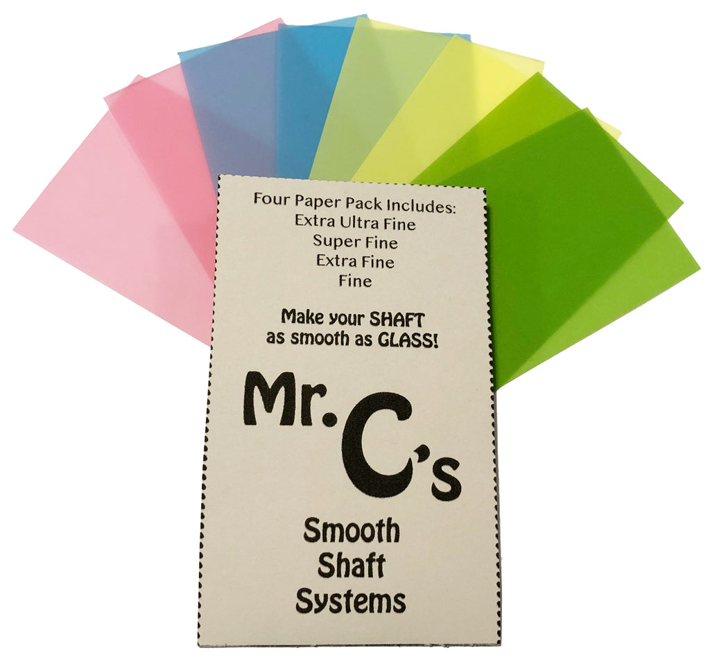 Mr Cs Smooth Shaft Systems Micro Burnishing Papers fanned out