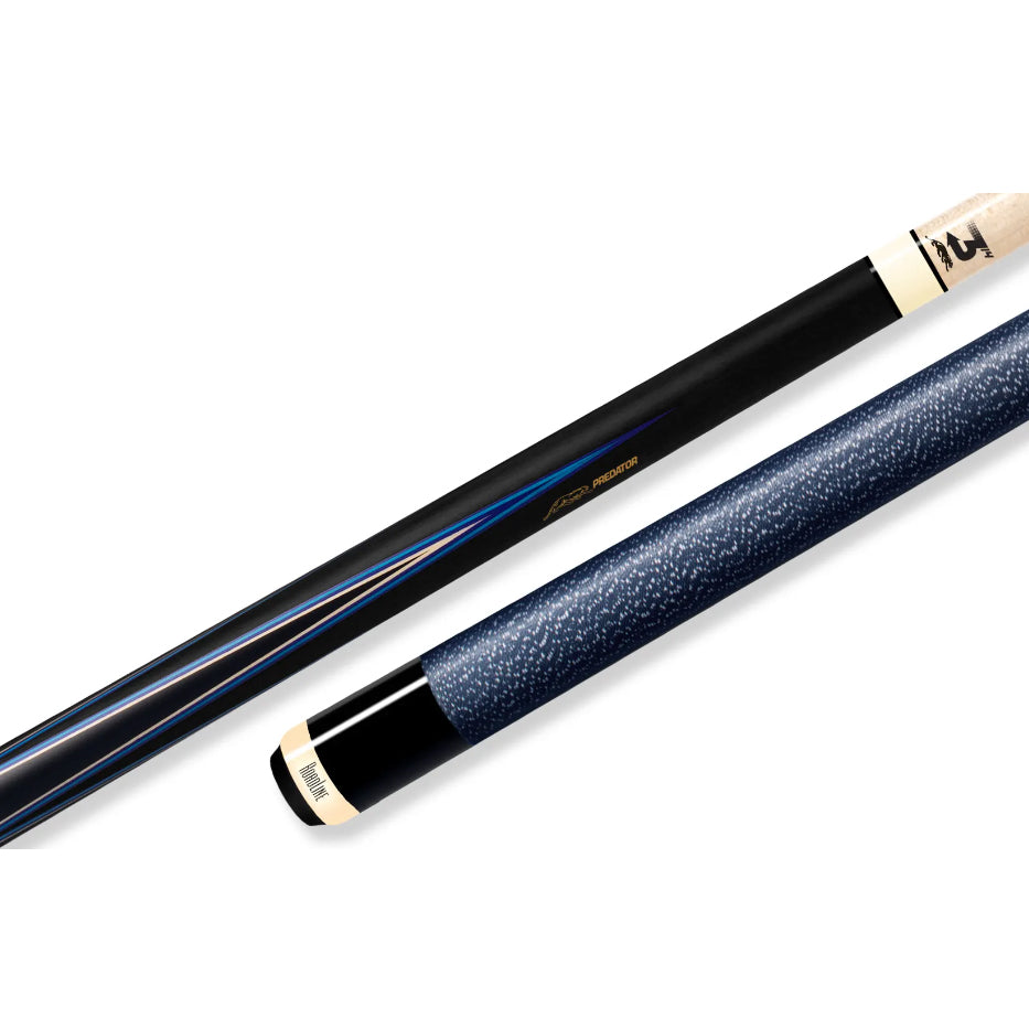 Butt of Sneaky Pete pool cue at an angle