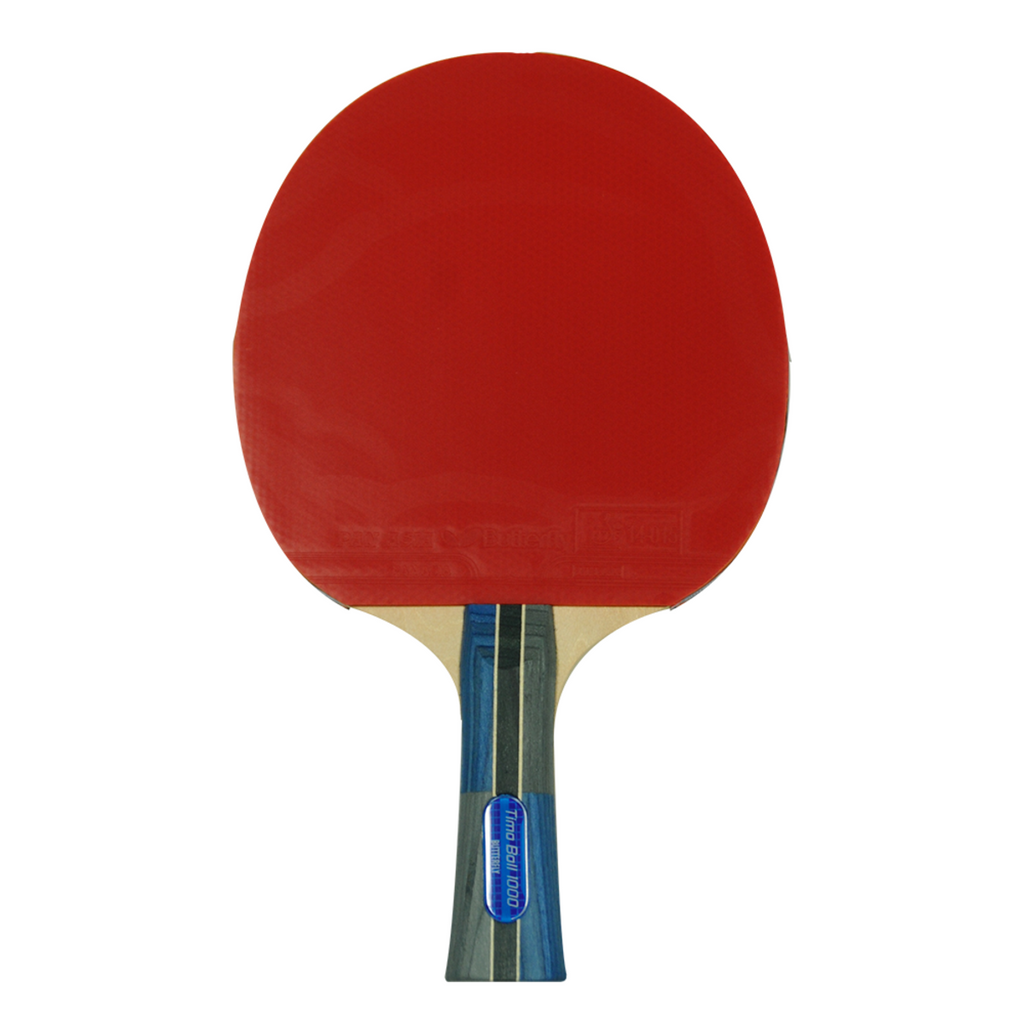 Timo Boll 1000 Butterfly Ping Pong Paddle Red