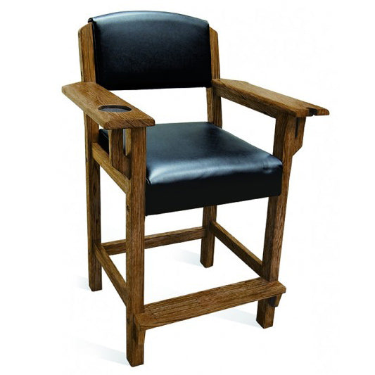 Brunswick Traditional Player's Spectator Chair Rustic Dark Brown