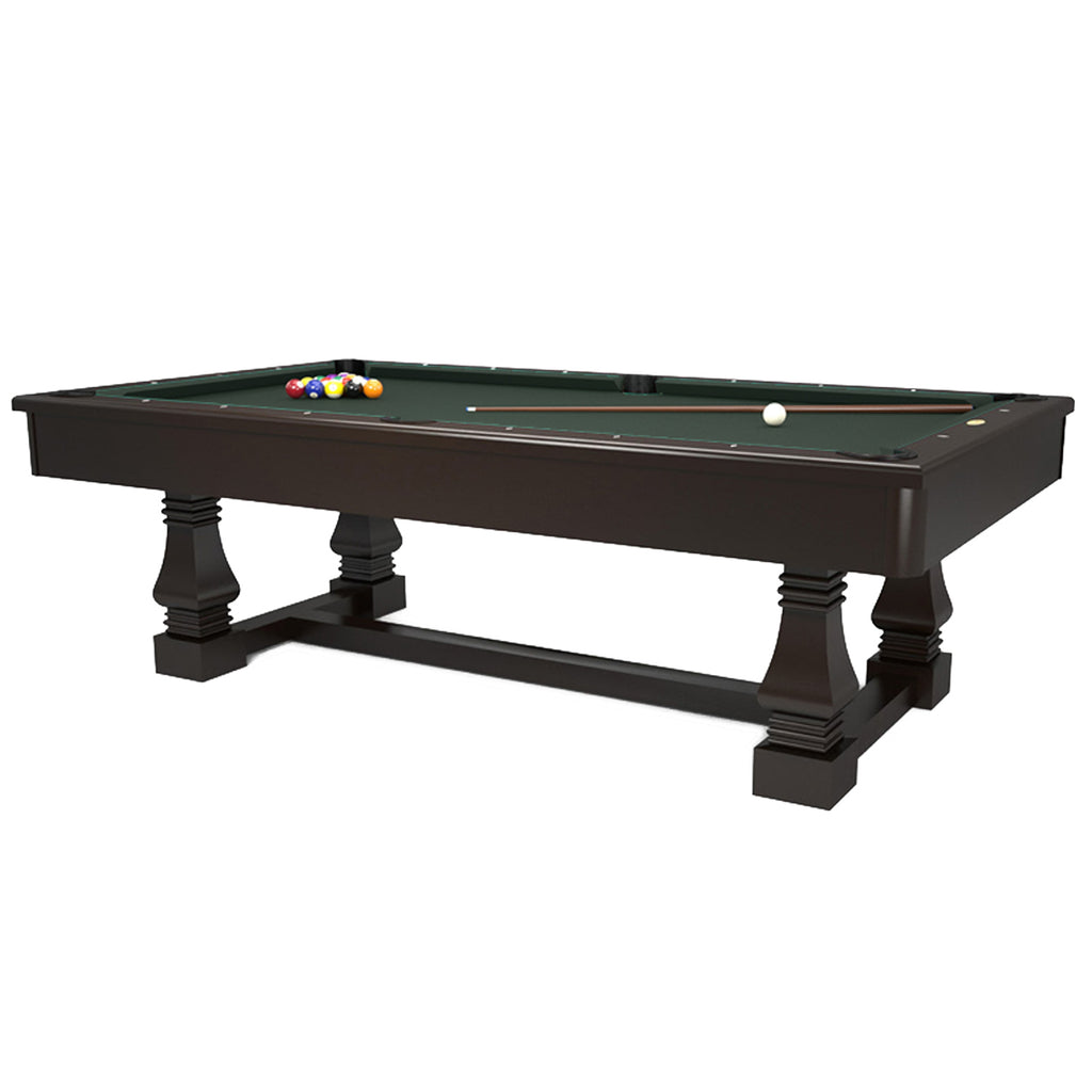 Westlake Pool Table Maple wood with Espresso Stain