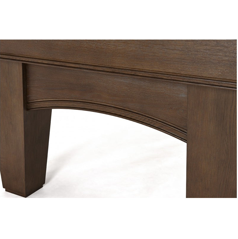 Arched End Cabinet on Winfield Pool Table