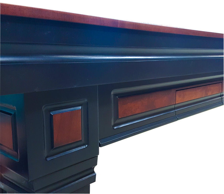 Worthington Shuffleboard 2 Toned Cabinet Detail